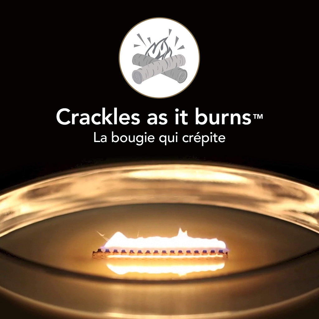 Scented Candle with Crackling Wick U145