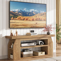 Oak 3-Tier Wood TV Stand for 55 Inch TV H383241