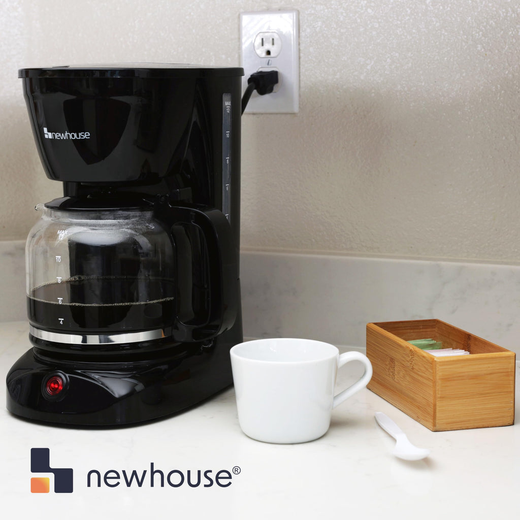 12 Cup Electric Coffee Maker with Auto Shut Off L476