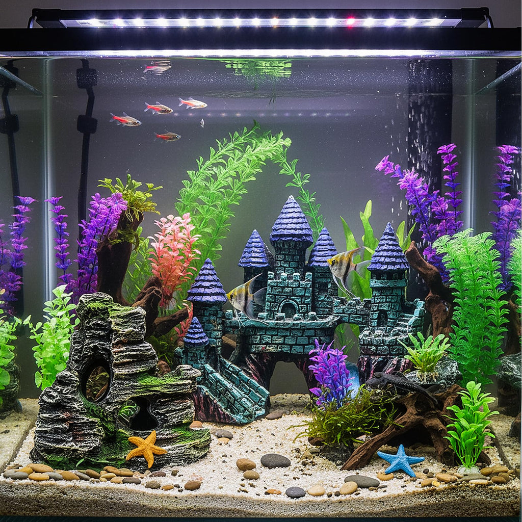 13 Pieces Aquarium Decorations Kit A669915