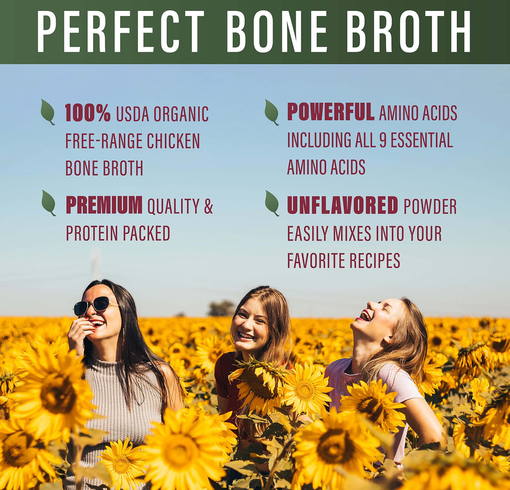Organic Chicken Bone Broth Powder 330g 30 Servings R187