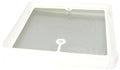14" White Radius Corner Roof Vent I6463