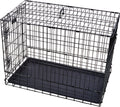 Double Door Folding Metal Dog Crate T58879