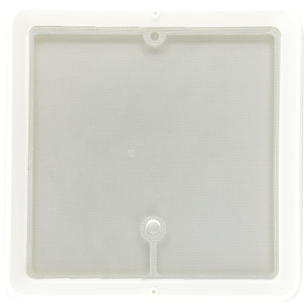 14" White Radius Corner Roof Vent I6463